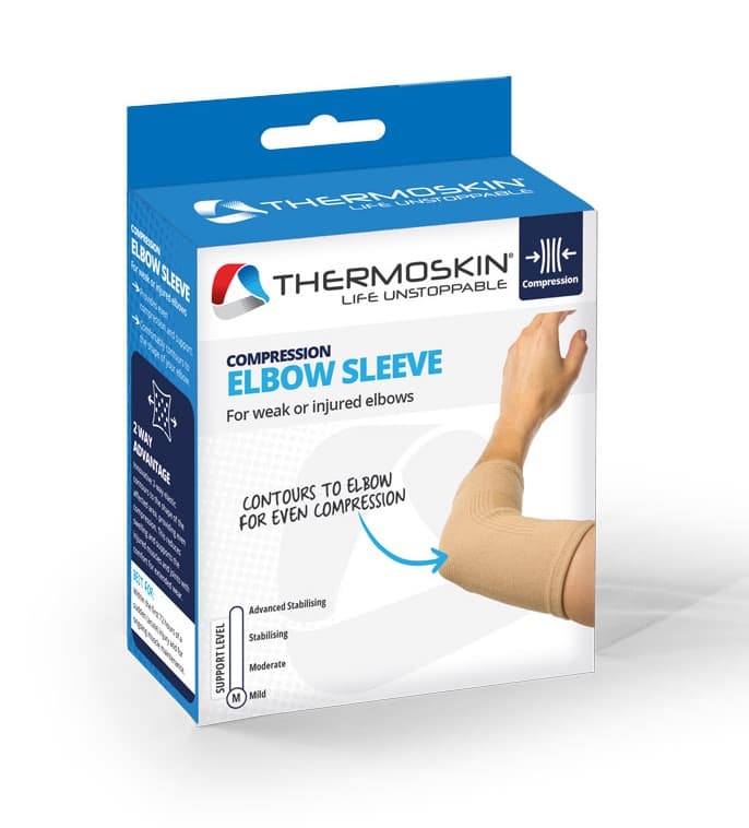 Thermoskin Elbow Supports Thermoskin Elastic Elbow Sleeve Large - Beige