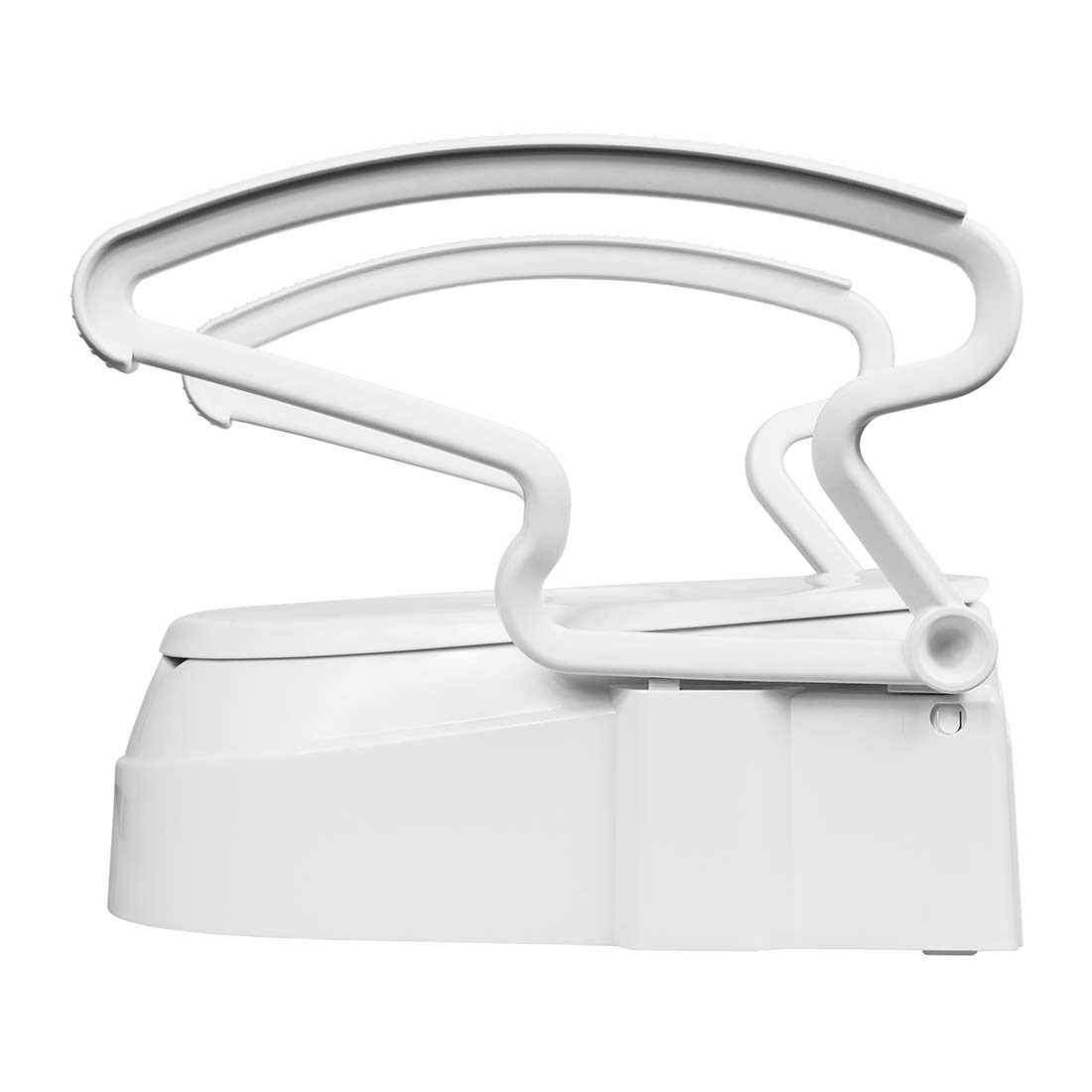 Toilet Seat Raiser with Armrests – Adjustable Height 5/10/15cm