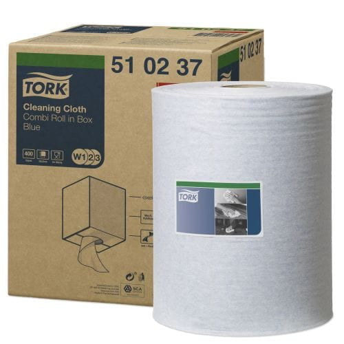 Tork Cleaning Cloth Blue Combi Roll W1/W2/W3