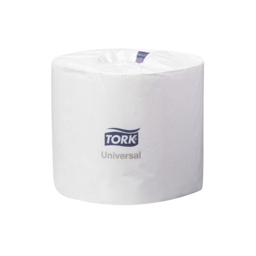 Tork Cleaning & Washroom Supplies Carton of 48 Tork Conventional Toilet Roll Universal Wrapped 1 Ply