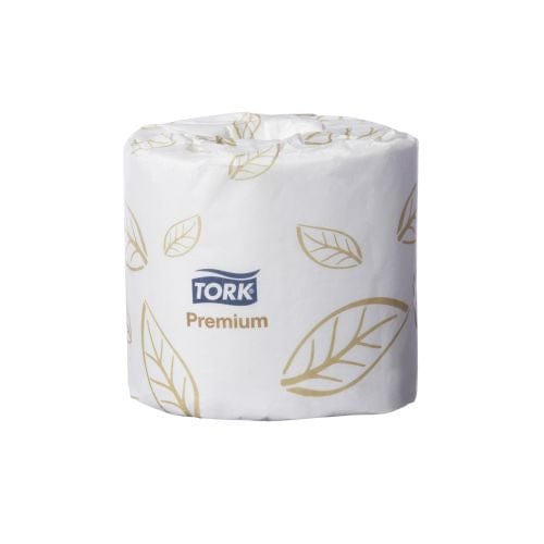 Tork Cleaning & Washroom Supplies Carton of 48 Tork Extra Soft Conventional Toilet Roll Premium Wrapped 2 Ply