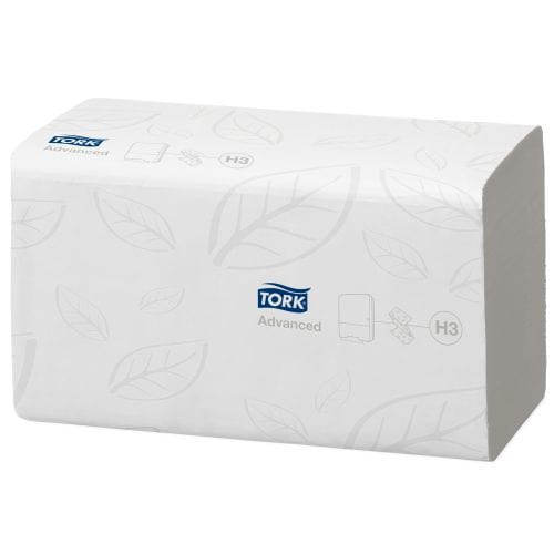 Tork Cleaning & Washroom Supplies Carton of 3750 Tork Flushable Singlefold Hand Towel Advanced