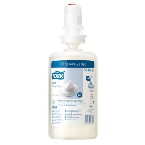 Tork Cleaning & Washroom Supplies Carton of 6 Tork Mild Foam Soap