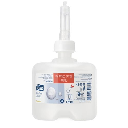 Tork Cleaning & Washroom Supplies Carton of 8 Tork Premium Toilet Seat Cleaner 475ml