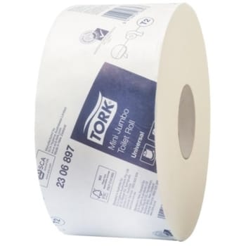 Tork Soft Mini Jumbo Toilet Roll Universal 1Ply