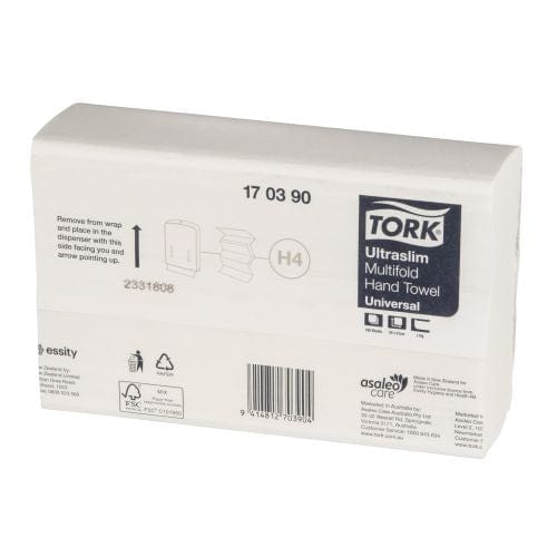 Tork Cleaning & Washroom Supplies Carton of 20 Tork Ultraslim Multifold Hand Towel Universal