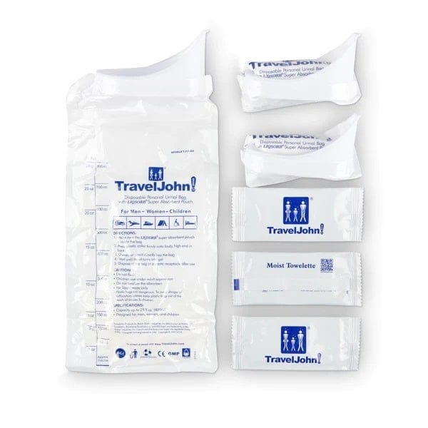 Traveljohn Disposable Urine Pockets