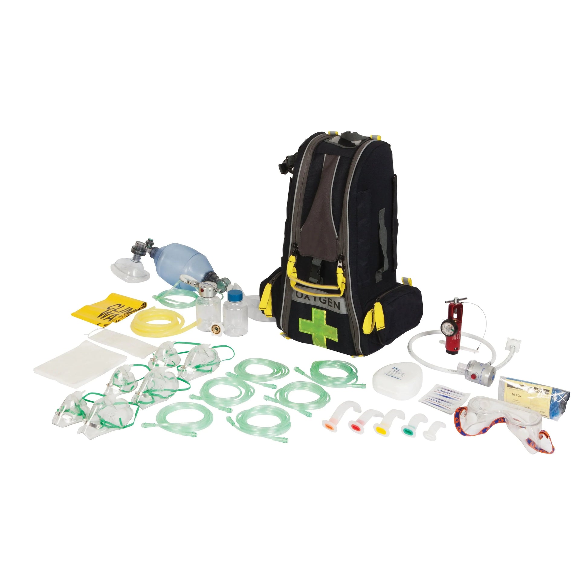 FastAid First Aid Equipment Trek Oxygen Kit, Oxy-Rescue Viva, Back Pack
