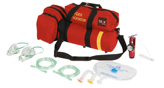 FastAid First Aid Equipment Trek Oxygen Kit, Oxy-Resus Eco, Soft Case