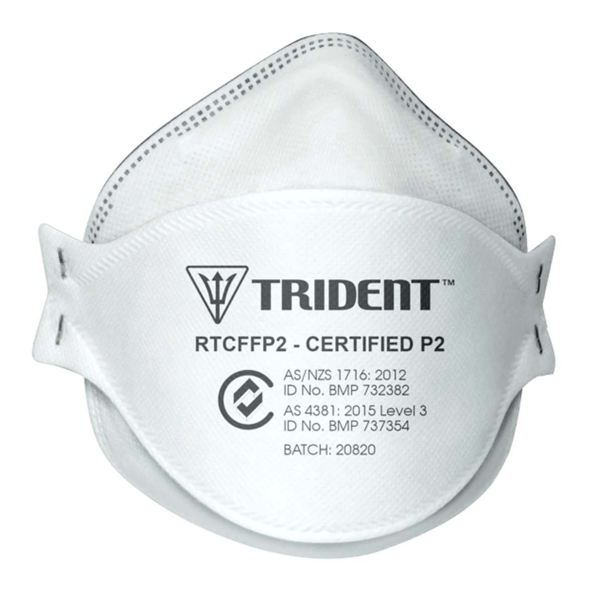 Trident Respirator Flat Fold P2 L3