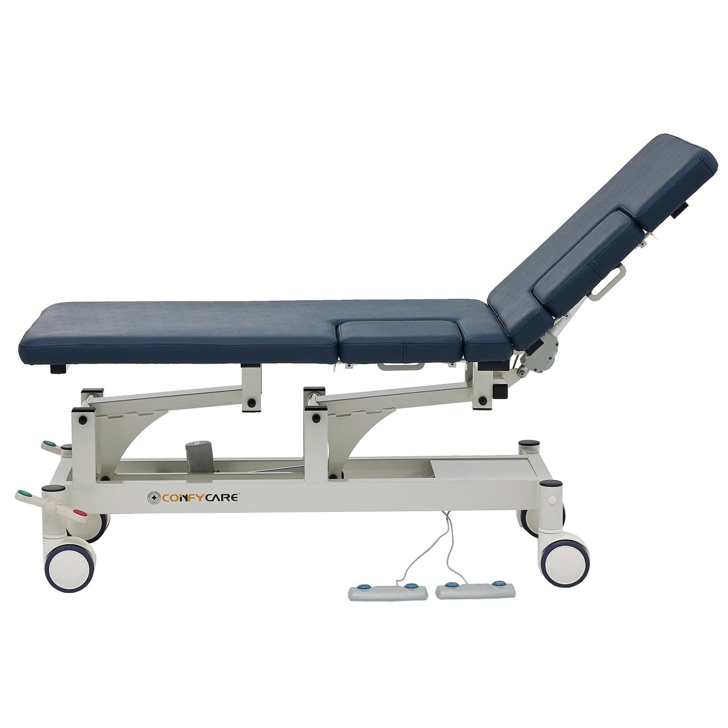 Two Section Cardiology Couch - Navy Blue
