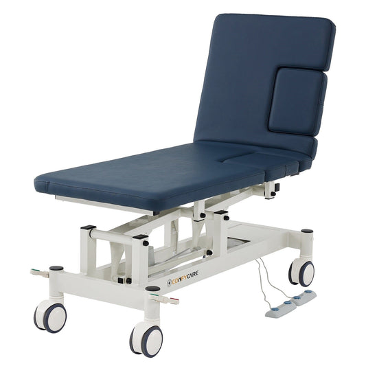 Two Section Cardiology Couch - Navy Blue