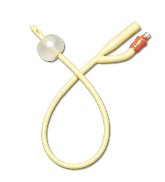 UNOQUIP Urological Catheters UNOQUIP Hydrophilic Latex Foley Catheter 2-Way CH14, 10 ml Capacity