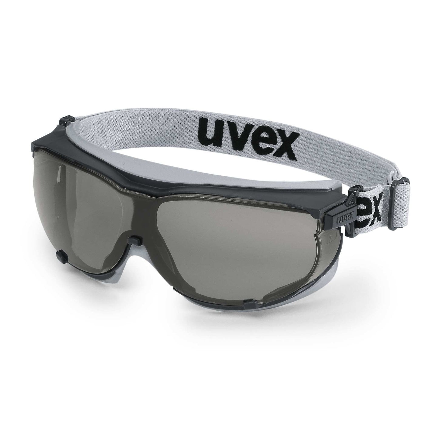 UVEX Safety Goggles Grey / 20% / Black/Grey Frame / VLT UVEX Carbonvision Eye Protection Goggles