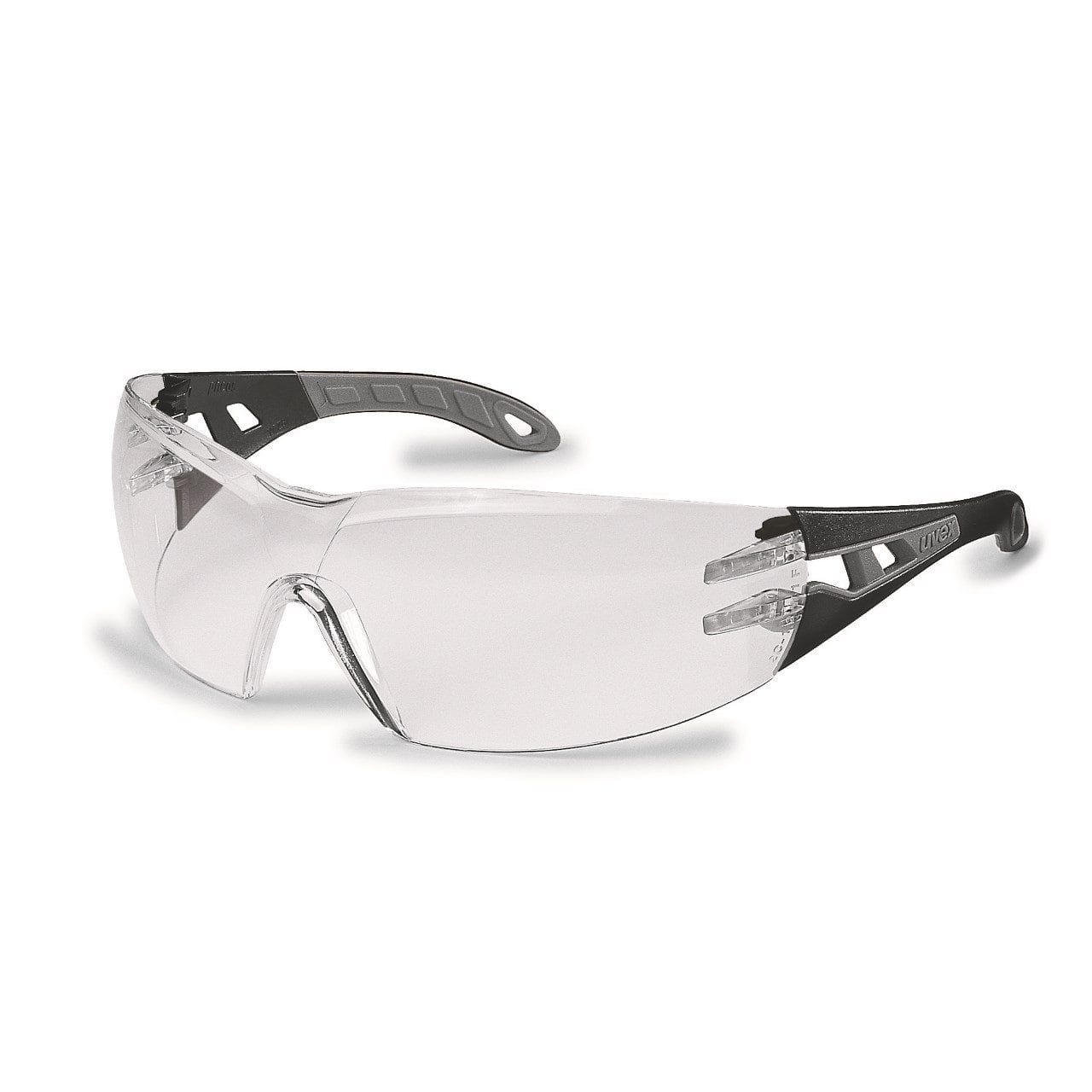 Uvex Pheos Eye Protection Spectacles Clear SV Excellence Lens Black/Grey Arms
