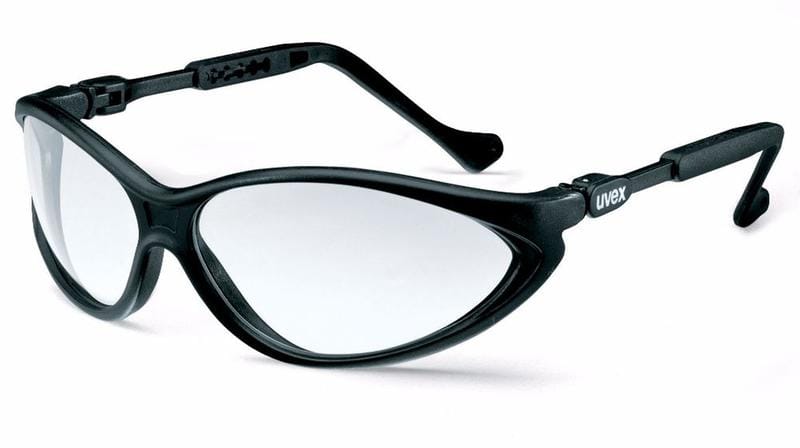 Uvex Skyper Eye Protection Spectacles Clear SV Sapphire Lens Black Frame 3