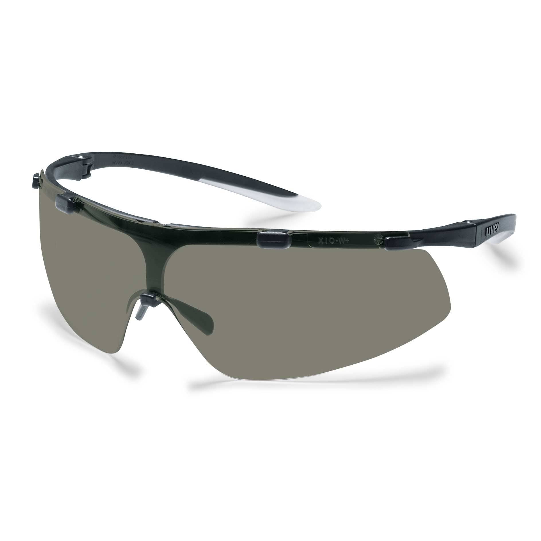 UVEX Safety Glasses Clear / 12% / Black Frame / SV THS UVEX Super Fit Eye Protection Spectacles