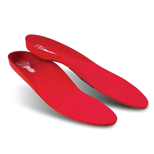 Vasyli Full Length Orthotics Red High Density