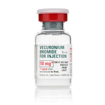 Alphapharm Neuromuscular Blockers Vecuronium Bromide 10mg Powder For Injection, 10mL Vial