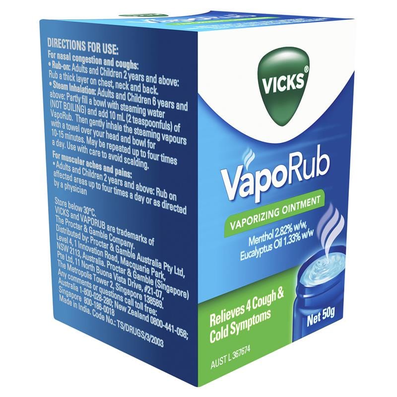 Vicks Cold Treatments Vicks Vaporub 50g - Cough Suppressant