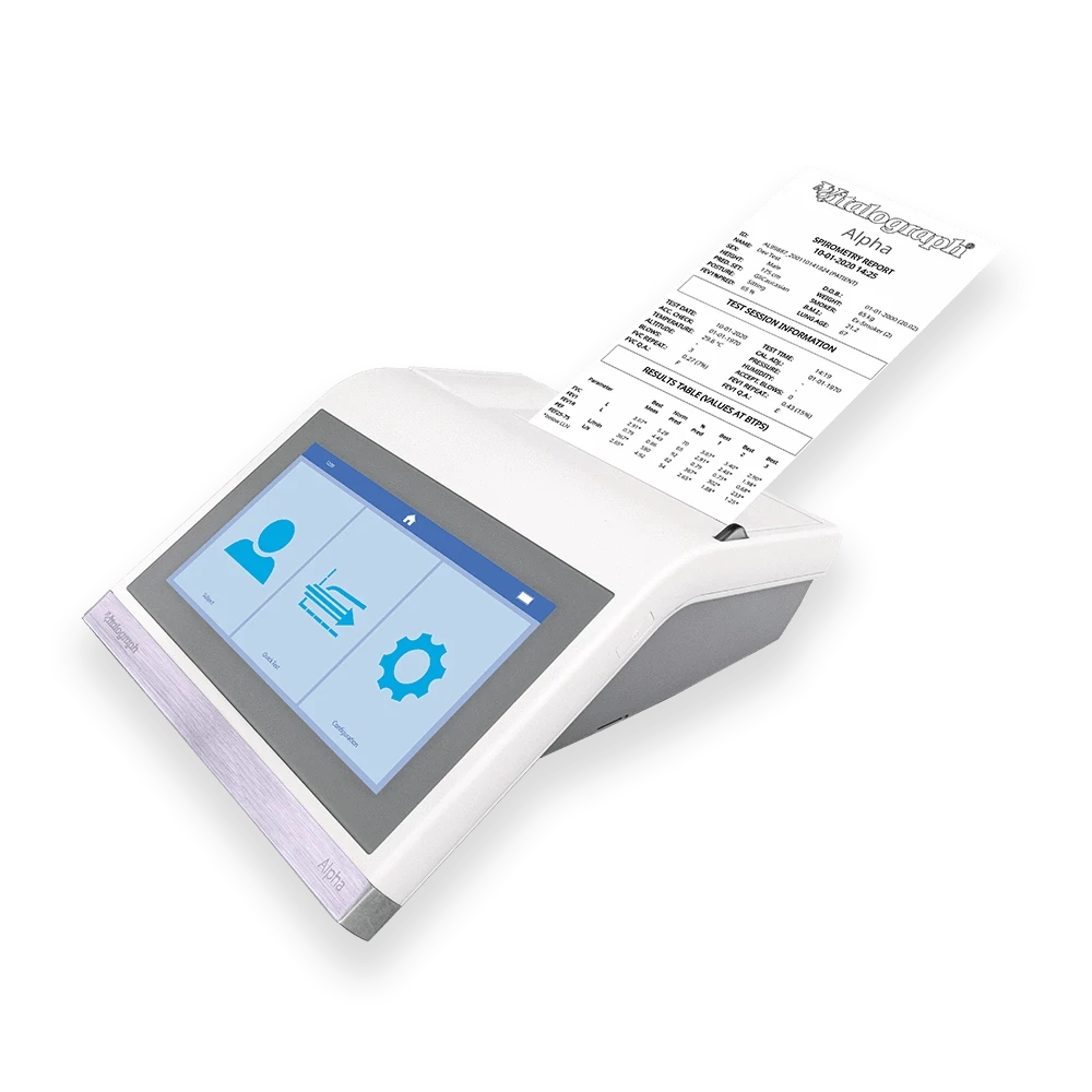 Vitalograph ALPHA Spirometer with Device Studio