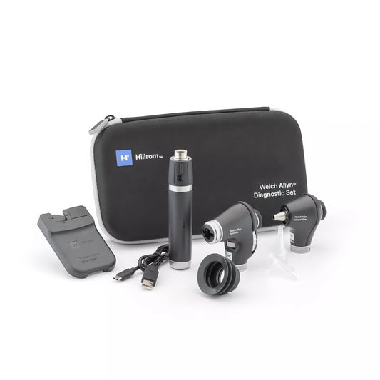 Welch Allyn 3.5V Macroview+ Otoscope and PanOptic+ Ophthalmoscope with iExaminer Diagnostic Sets 71-PM3LXE
