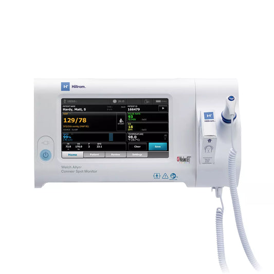 Welch Allyn Connex Spot Monitor With SureBP, Masimo SpO2, SureTemp Plus, WiFi Connectivity