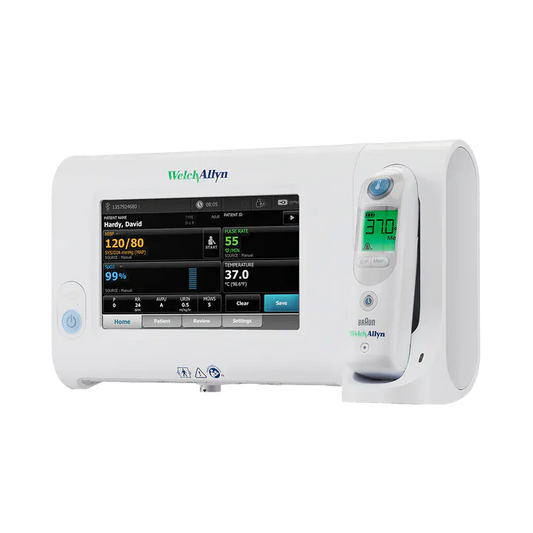 Welch Allyn Connex Spot Monitor With WIFI, NIBP, Covidien SpO2, Braun ThermoScan PRO 6000