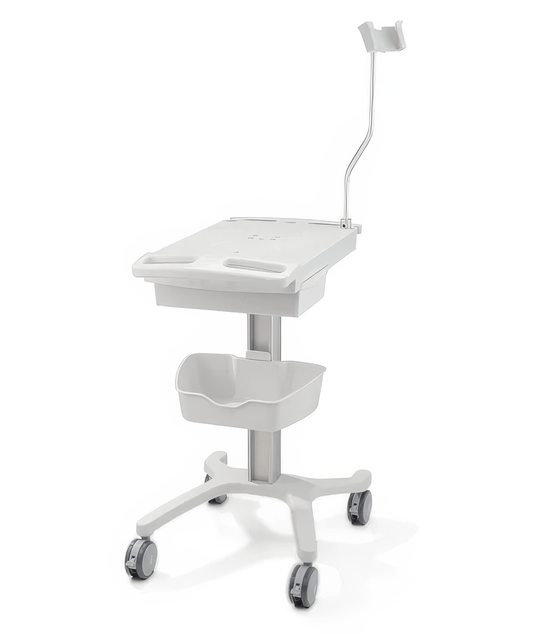Welch Allyn Mortara Eli Cart Complete with WAM holder & Drawer. Suits Eli 150C, 280, 380