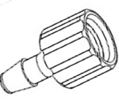 Welch Allyn Nylon Tri-Purpose Male Luer Slip