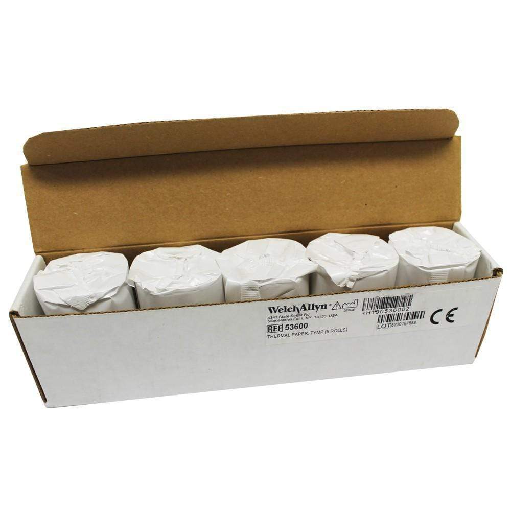 Welch Allyn Printer Paper Thermal Paper Rolls for MicroTymp 1 Spot Vital Signs and SureSight