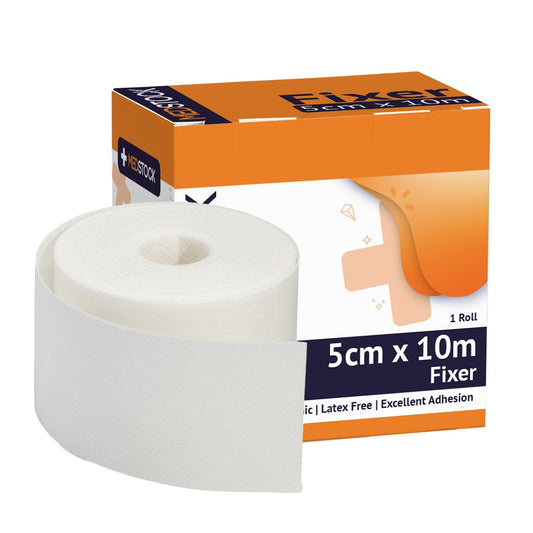 White Fixer Roll 5cm x 10m