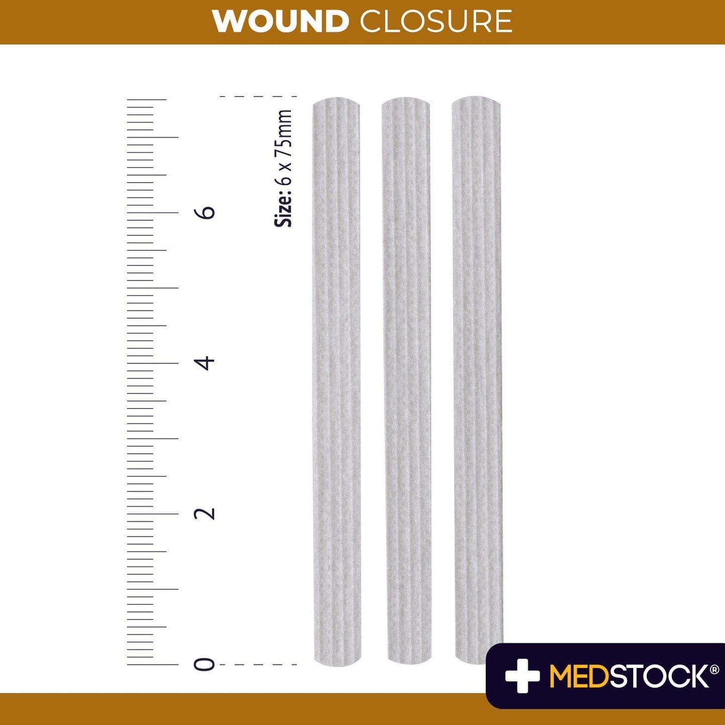 Wound Closure 6mm x 75mm