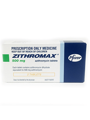 Zithromax Azithromycin 500mg Tablet