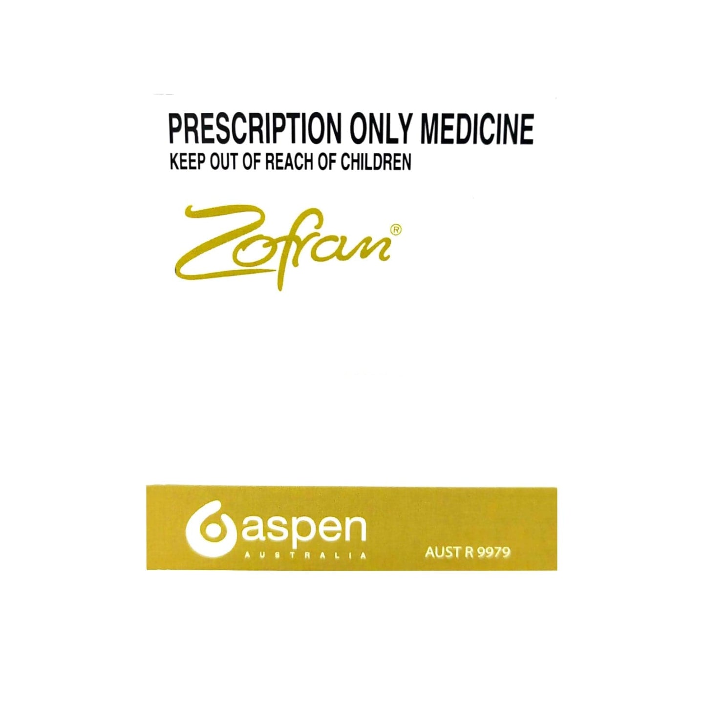 Aspen Pharmaceuticals Antiemetics Zofran Ondansetron 4 Mg Tablets