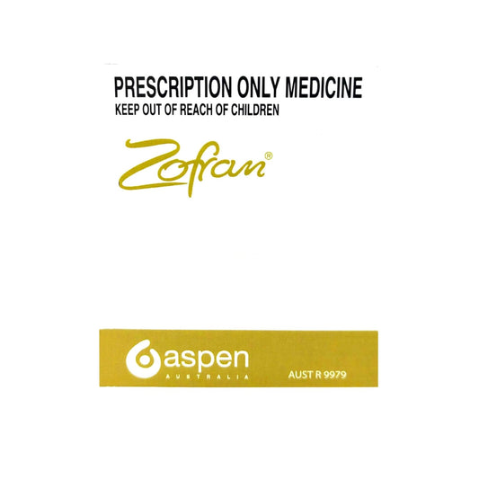 Aspen Pharmaceuticals Antiemetics Zofran Ondansetron 4 Mg Tablets