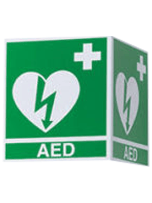 Zoll ILCOR 3D Wall Sign (AED)