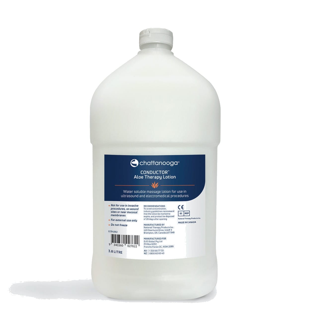 Chattanooga Conductor Aloe Therapy Lotion 3.8 Litre