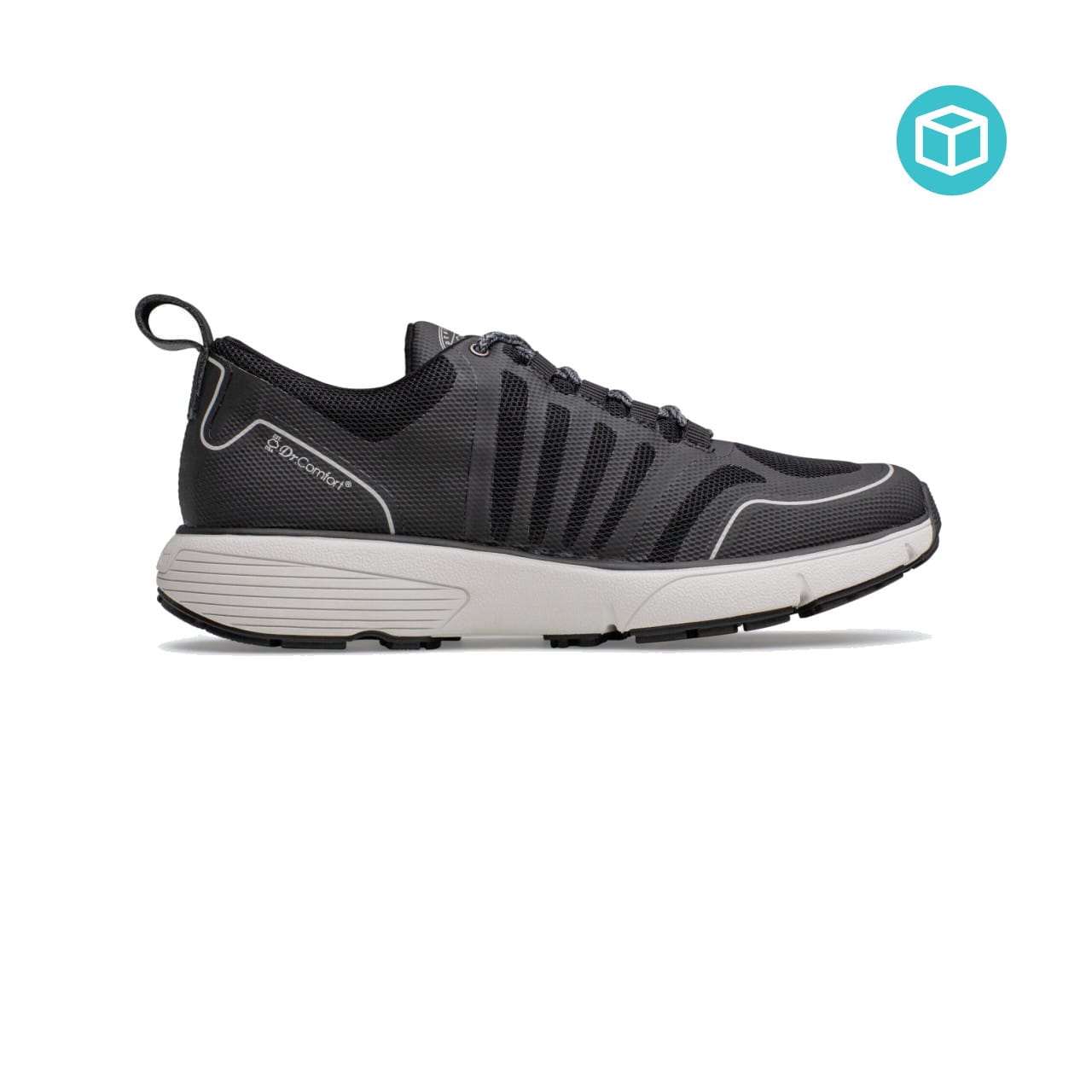 Dr Comfort Gordon Black US 10 Medium Width