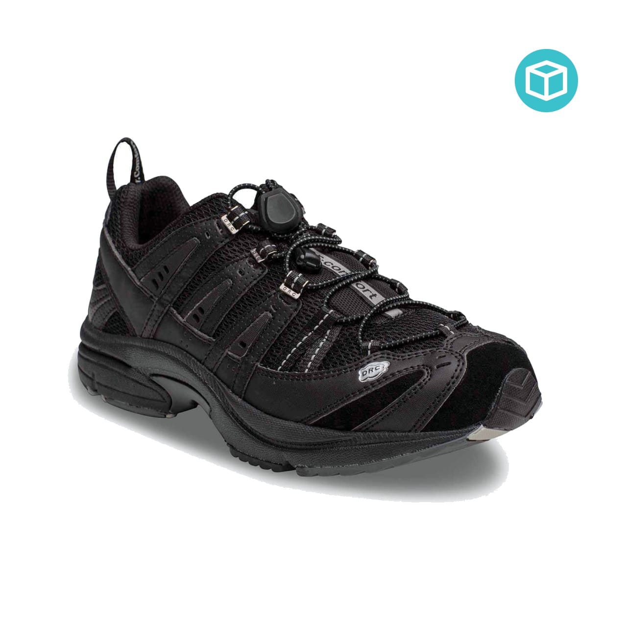 Dr Comfort Performance Black US 8 Medium Width