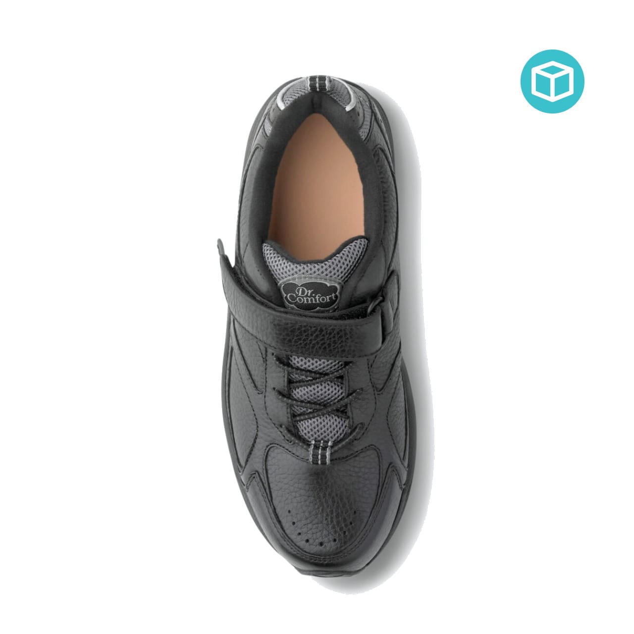 Dr Comfort Winner Black US 7 Wide Width
