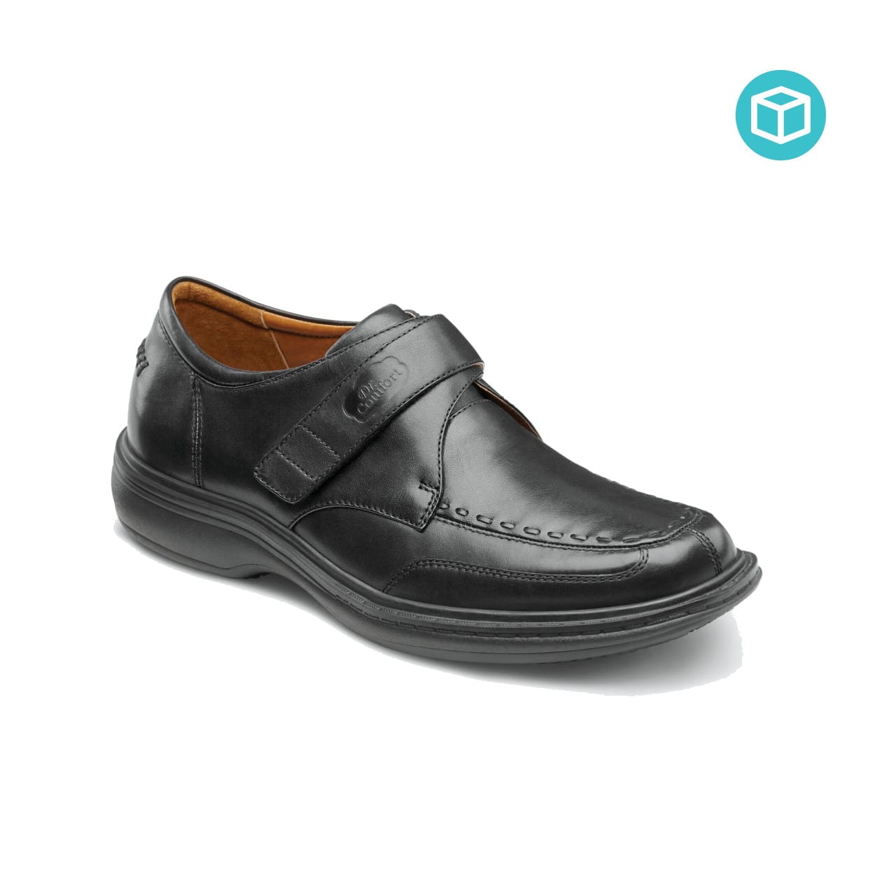 Dr Comfort Frank Black US 6 Extra Wide