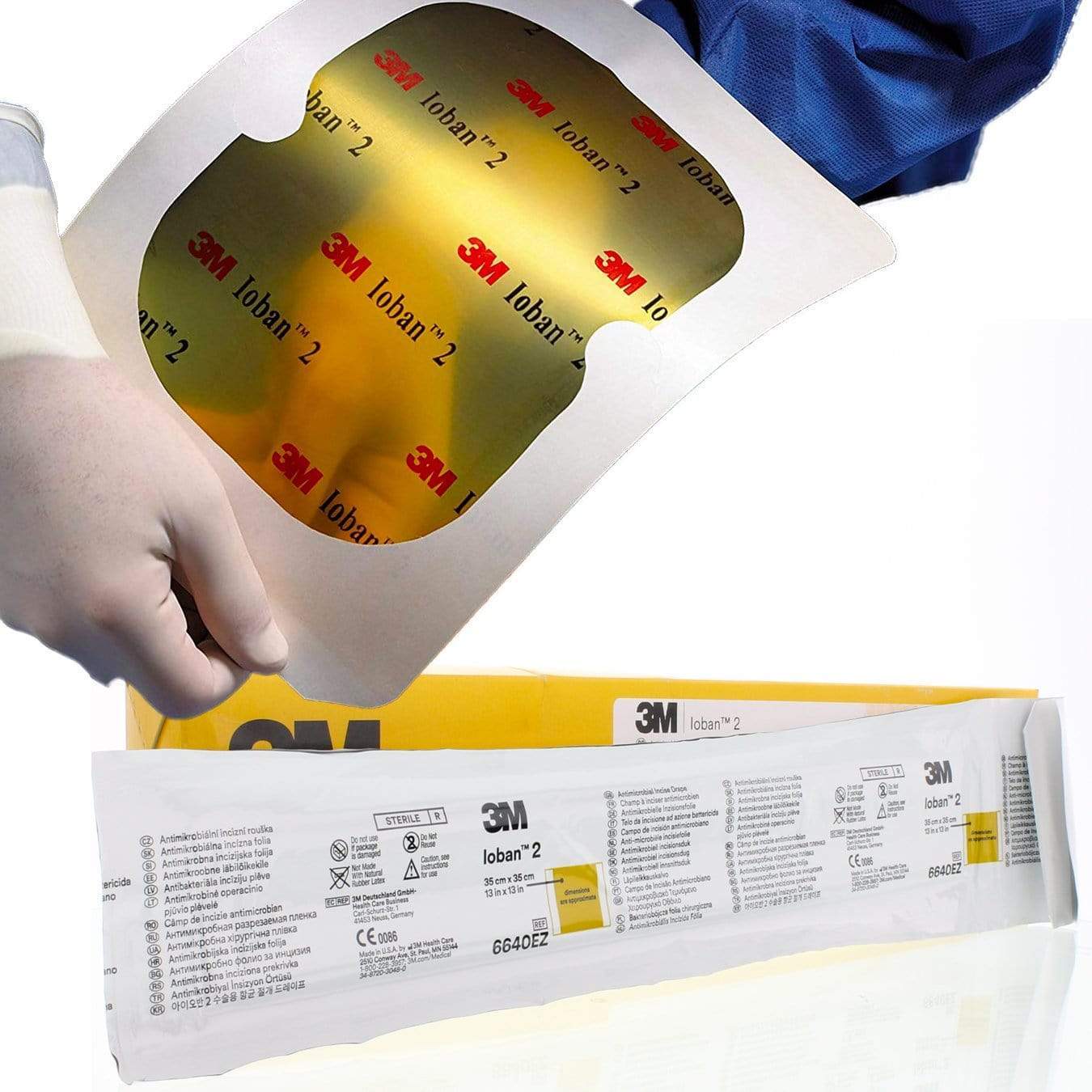 3M Healthcare Surgical Products 10cm x 20cm / 15cm x 20cm 3M Ioban 2 Antimicrobial Incise Drapes