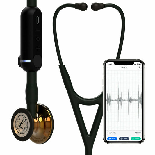 3M Littmann Digital Stethoscopes High Polish Copper Chestpiece 3M Littmann CORE Digital Stethoscope