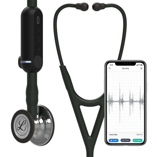 3M Littmann Digital Stethoscopes High Polish Mirror Chestpiece 3M Littmann CORE Digital Stethoscope