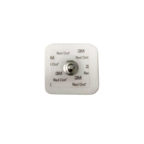 3M Healthcare ECG Electrodes Foam Monitoring Electrode / 4cm x 3.3cm / Sticky Gel 3M Red Dot Monitoring Electrode