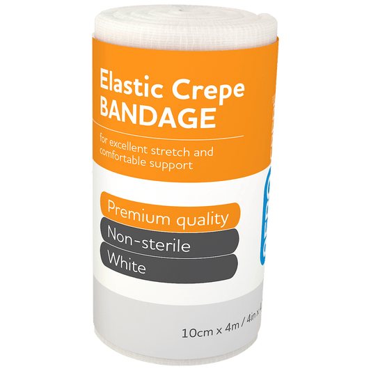 Aero Healthcare Medical Consumables AEROCREPE Elastic Crepe Bandage 10cm x 4M Wrap