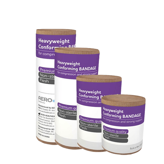 Aero Healthcare Conforming Bandages 10cm x 4m Aeroform Heavy-Weight Conforming Bandages