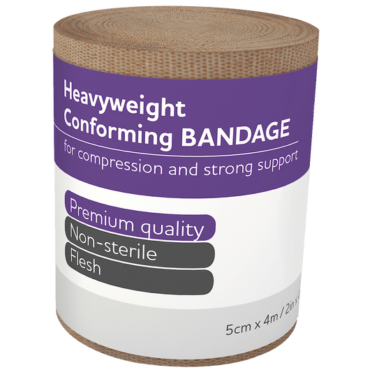 Aero Healthcare Medical Consumables AEROFORM Heavyweight Conforming Bandage 5cm x 4M Wrap
