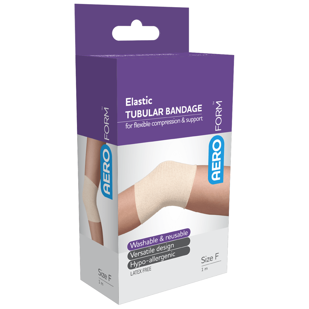Aero Healthcare Medical Consumables AEROFORM Size F Large Legs Elastic Tubular Bandage 10cm x 1M